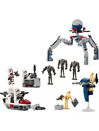 Конструктор LEGO Star Wars - Солдат-клон и боевой дроид (75372)