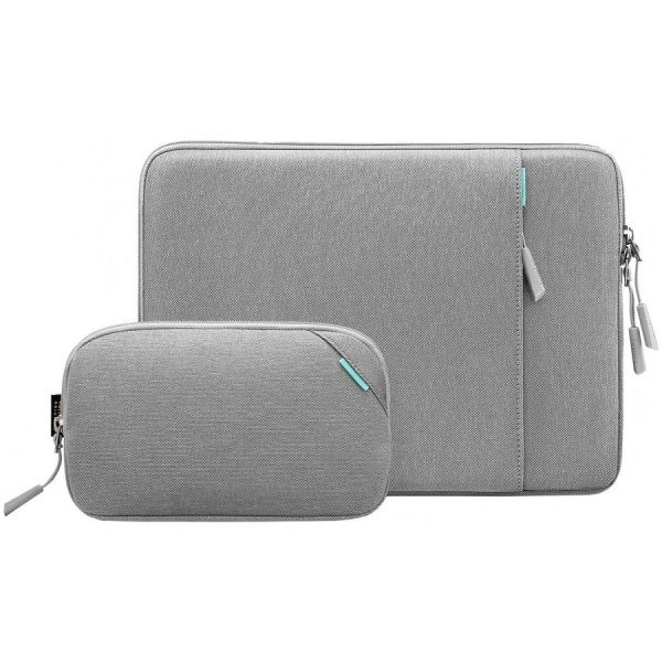 Набор Tomtoc Versatile Laptop Sleeve Kit A13 2-in-1 для ноутбуков 13.5-14.2", цвет Серый