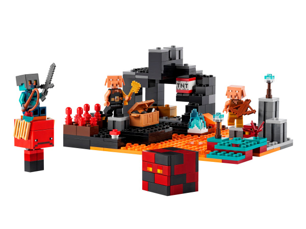 Конструктор LEGO Minecraft - Бастион Нижнего мира (21185)