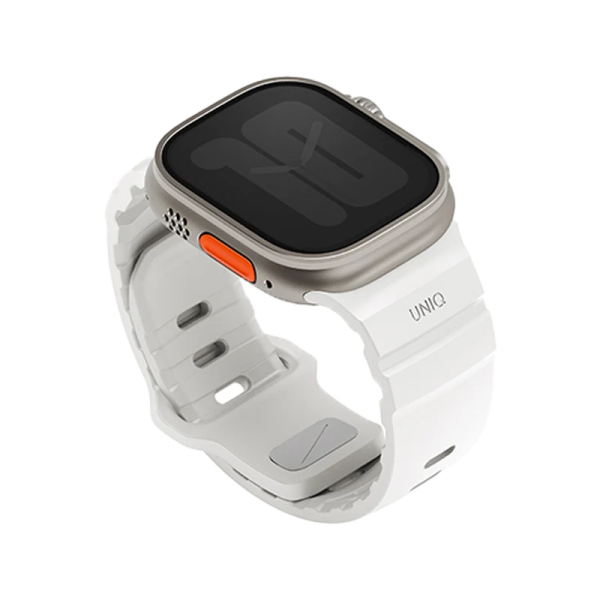Ремешок Uniq Alton Silicon Strap Blanc White для Apple Watch 49/46/45/44 mm