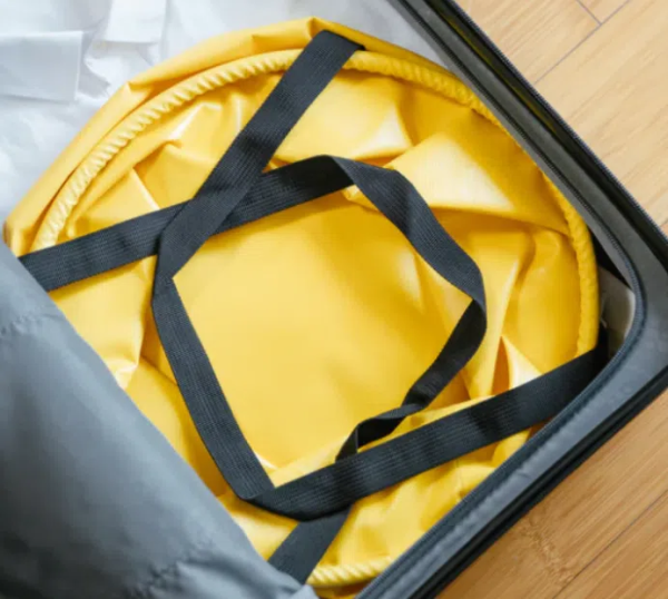 Набор для уборки Xiaomi HOTO Outdoor Wash Kit (ведро складное, тряпка, губка), Желтый