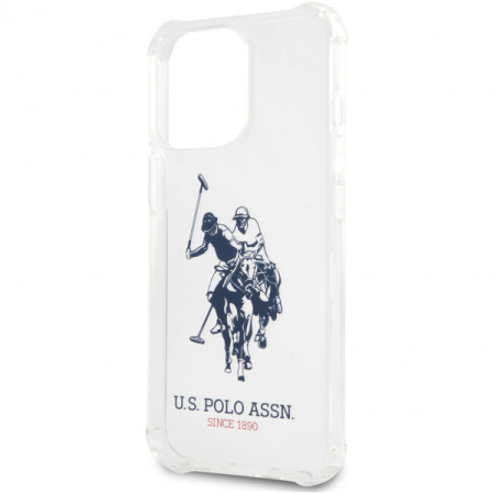 Чехол CG Mobile U.S. Polo Assn. PC/TPU Shockproof Horse Hard для iPhone 13 Pro Max, цвет Прозрачный (USHCP13XKHRTR)