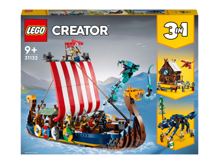 Конструктор LEGO Creator - Корабль викингов и Мидгардский змей (31132)