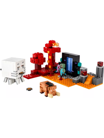 Конструктор LEGO Minecraft - Экспедиция в нижний мир (21255)