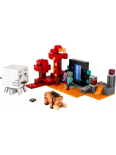 Конструктор LEGO Minecraft - Экспедиция в нижний мир (21255)