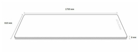 Коврик для йоги Yunmai Double-Sided Non-Slip Yoga Mat YMYG-T802, Blue