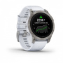 Смарт часы Garmin Epix Pro (Gen 2) Sapphire Edition 47 мм, титановый, белый DLC, белый ремешок
