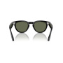 Умные очки Ray-Ban Smart Glasses Headliner Shiny Black /Polar G15 Green, RW4009, размер М