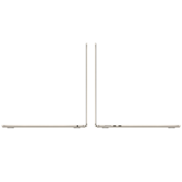Ноутбук Apple MacBook Air 15" (M3, 8C CPU/10C GPU, 2024), 8 ГБ, 256 ГБ SSD, «сияющая звезда» (MRYR3)