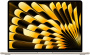 Ноутбук Apple MacBook Air 13" (M3, 8C CPU/8C GPU, 2024), 8 ГБ, 256 ГБ SSD, «сияющая звезда» (MRXT3)