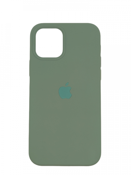 Чехол для iPhone 12/12 Pro Silicone Case Pine Green, цвет Сосновый зеленый