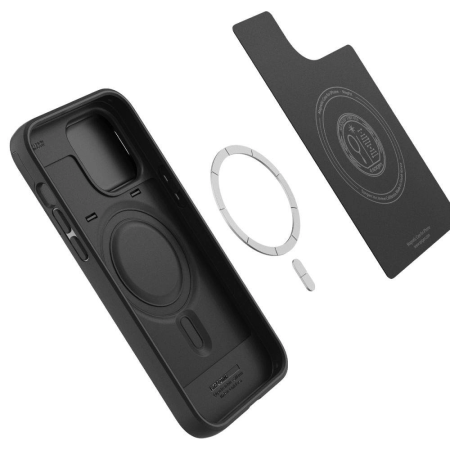 Чехол Spigen для iPhone 14 Pro Max - Optik Armor (MagFit), Черный