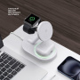 Беспроводная зарядная станция 3 в 1 MagSafe QI2 NEO 23Вт, белый
