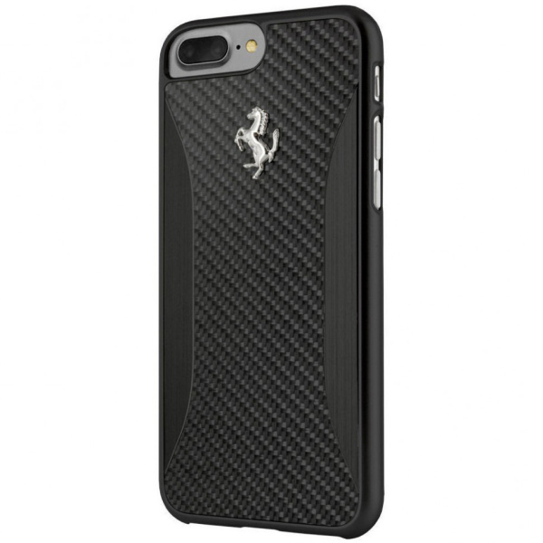 Чехол CG Mobile Ferrari GT Experience Hard Carbon-Aluminium для iPhone 7 Plus/8 Plus, цвет Черный (FERCHCP7LBK)