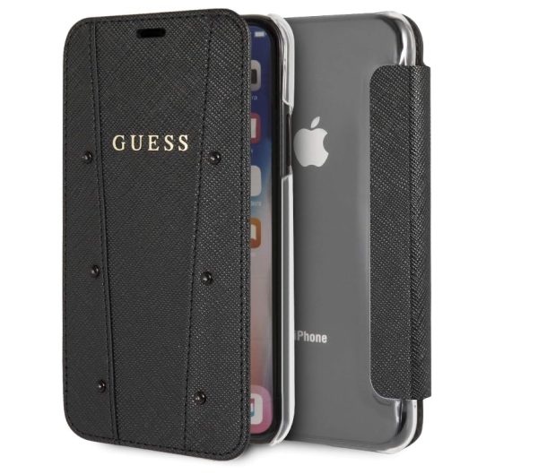 Чехол-книжка CG Mobile Guess KAIA collection Booktype для iPhone X/XS, цвет Черный (GUFLBKPXKASABK)