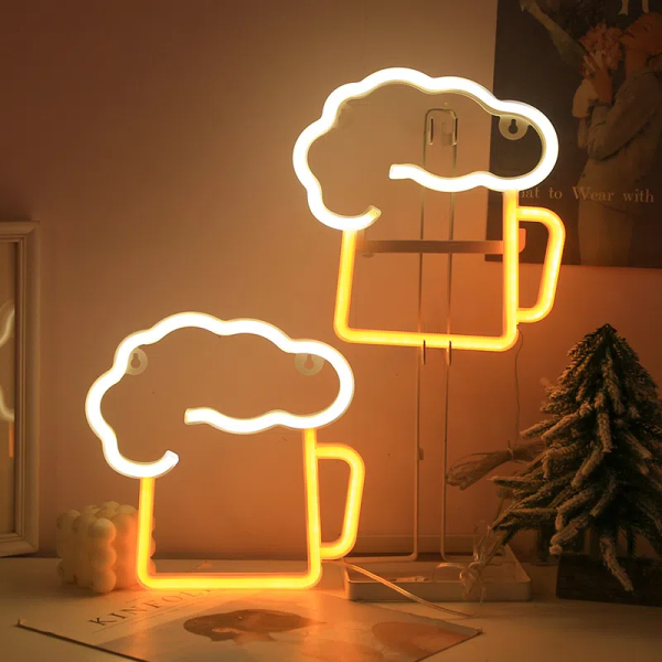 Неоновый светильник Neon Beer