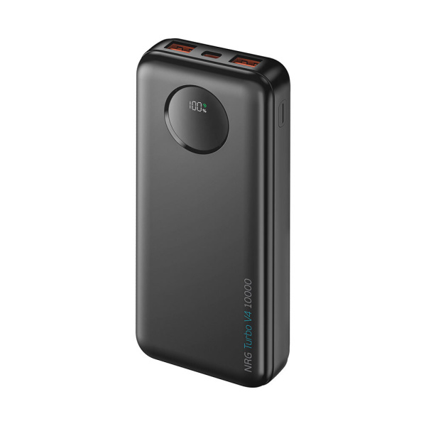 Внешний аккумулятор NRG Turbo V4 10000 мА-ч 22.5Вт, черный