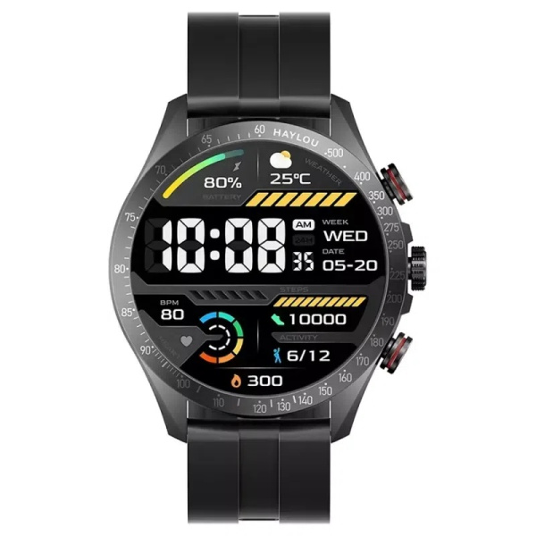Умные часы Xiaomi Haylou Solar Pro, Black (LS18) EU
