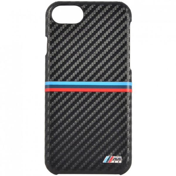 Чехол CG Mobile BMW M-Collection Carbon Inspiration Hard PU для iPhone 7/8/SE 2020, цвет Черный (BMHCI8MSSCA)