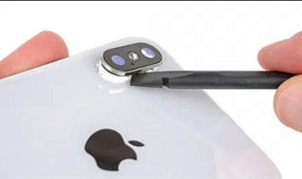 Замена глазка камеры (второй со скидкой 50%) на iPhone X