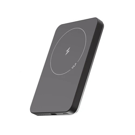 Аккумулятор внешний VLP LITE Power Snap 5000 mAh, 3A, MagSafe, USB-C, черный