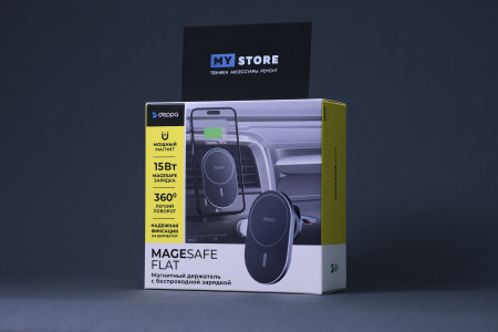 Автомобильный держатель Deppa Mage Safe Flat 1, Black (55203)