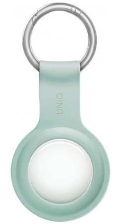 Чехол Uniq Lino Liquid Silicone case для AirTag, цвет Зеленый (AIRTAG-LINOGRN)
