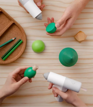 Клеевой пистолет аккумуляторный Xiaomi HOTO Little Electric Glue Gun Белый QWRJQ001