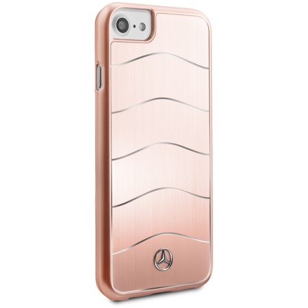 Чехол CG Mobile Mercedes Wave VIII Hard Brushed Aluminium для iPhone 7/8/SE 2020, цвет Розовый (MEHCP7CUSALRG)
