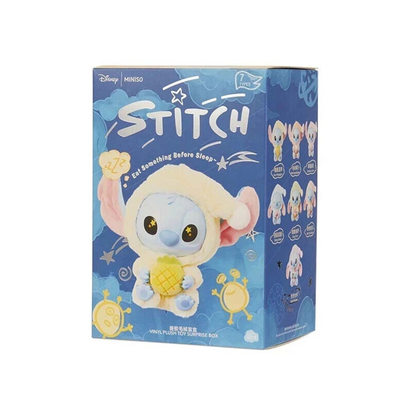 Коллекционная фигурка Miniso × Disney Stitch Eat Something Before Sleep