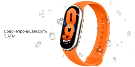 Фитнес-браслет Xiaomi Mi Band 8 Black CN (Без Русского Языка)