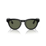 Умные очки Ray-Ban Smart Glasses Headliner Shiny Black /Polar G15 Green, RW4009, размер М