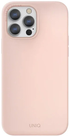 Чехол Uniq LINO для iPhone 13 Pro Max, цвет Розовый (IP6.7HYB(2021)-LINOPNK)