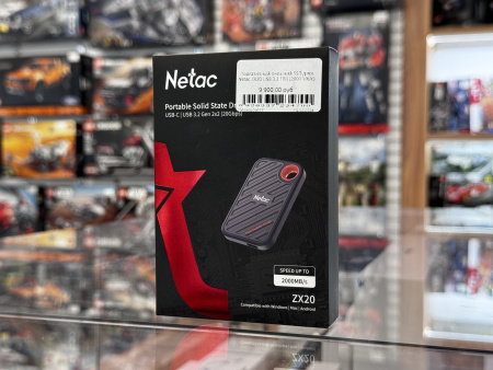Портативный внешний SSD диск Netac ZX20 USB 3.2 1TB (2000 Мб/с)