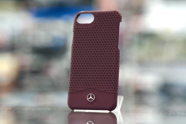 Чехол Mercedes-Benz Red Для iPhone 7/8/SE 2020 кожа, цвет Красный (MEHCP7CSPERE)