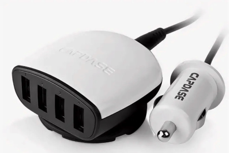 Автомобильный блок питания Capdase Quarter 4 USB car Charger (CABS-Z4W1)