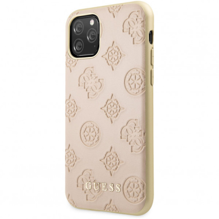 Чехол CG Mobile Guess 4G Peony Debossed Hard PU для iPhone 11 Pro, цвет Светло-розовый (GUHCN58PELLP)
