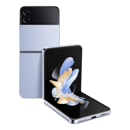 Смартфон Samsung Galaxy Z Flip4 (2022) 8/256Gb Blue, голубой