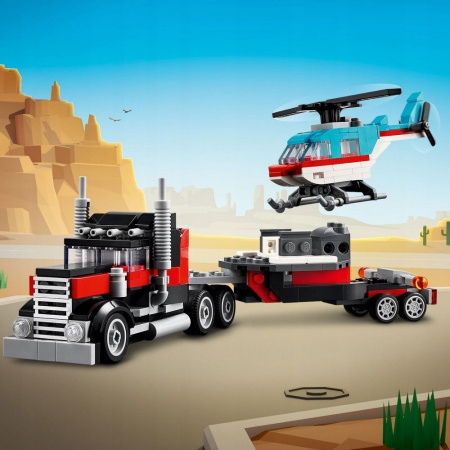 Конструктор LEGO Creator - Грузовик с вертолётом 3-в-1 (31146)