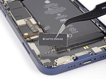 Замена вибромотора на iPhone 12