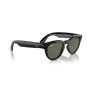 Умные очки Ray-Ban Smart Glasses Headliner Shiny Black /Polar G15 Green, RW4009, размер М