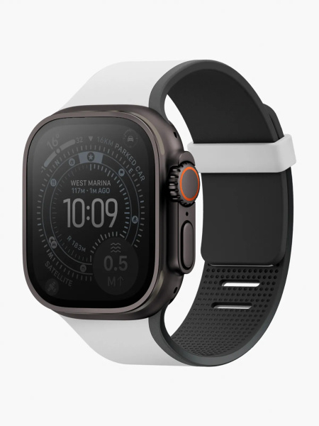 Ремешок Uniq Revix IV reversible Magnetic Mist Grey/Black для Apple Watch 49/46/45/44 mm