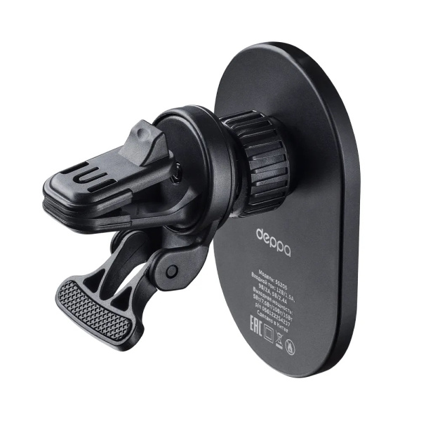 Автомобильный держатель Deppa Mage Safe Crystal, Black (55205)