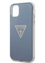 Чехол CG Mobile Guess PC/TPU Metallc effect Triangle logo Hard для iPhone 11, цвет Голубой (GUHCN61PCUMPTLB)