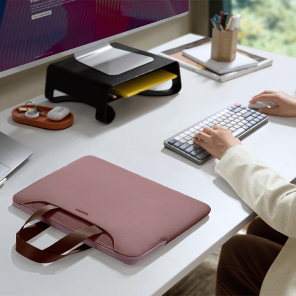 Сумка Tomtoc TheHer Laptop Handbag A21 для MacBook 13-14", Raspberry