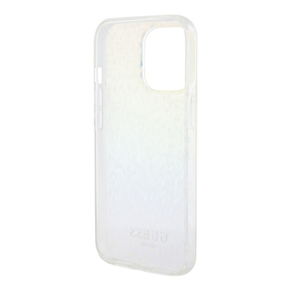 Чехол Guess PC/TPU Faceted Mirror Disco Hard Iridescent для iPhone 15 Pro