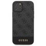 Чехол CG Mobile Guess 4G PU Stripe Metal logo Hard для iPhone 12 Pro Max, цвет Серый (GUHCP12LG4GLGR)