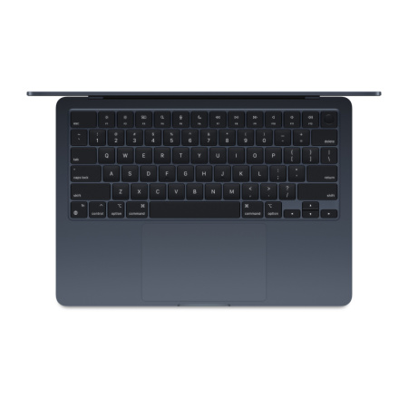Ноутбук Apple MacBook Air 13" (M3, 8C CPU/10C GPU, 2024), 16 ГБ, 512 ГБ SSD, «полуночный черный» (MXCV3)