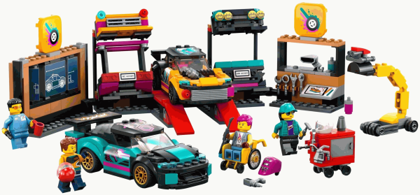 Конструктор LEGO City - Мастерская по тюнингу автомобилей (60389)