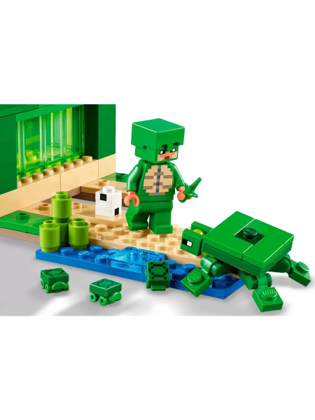Конструктор LEGO Minecraft - Пляжный дом черепахи (21254)